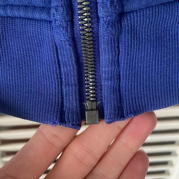 Lululemon scuba full zip hoodie blue size 6 - Picture 8 of 11